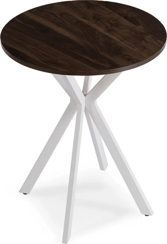 Stôl ERION 60 cm Orech / Biely