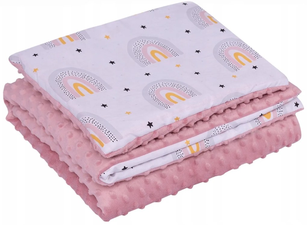 Deka do kočíka + vankúšik Infantilo 75x55 Farba: sivá-líška