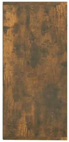 vidaXL Komoda dymový dub 88x30x65 cm spracované drevo-