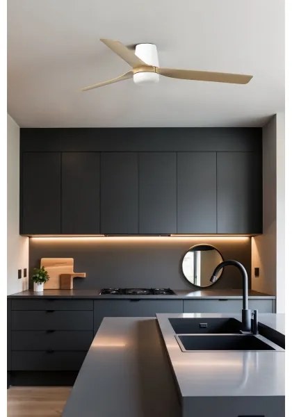 FARO 33829-1TW-LED Stmiev. ventilátor PUNT TUB M LED/18W/230V 3000/4200/6500K +DO