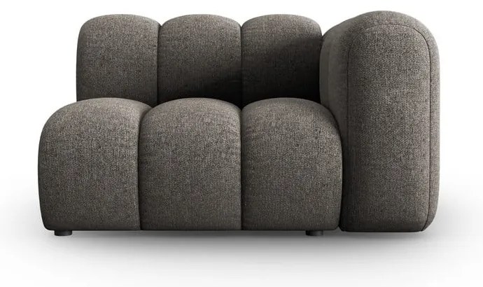 Tmavosivý modul pohovky (pravý roh) Lupine – Micadoni Home
