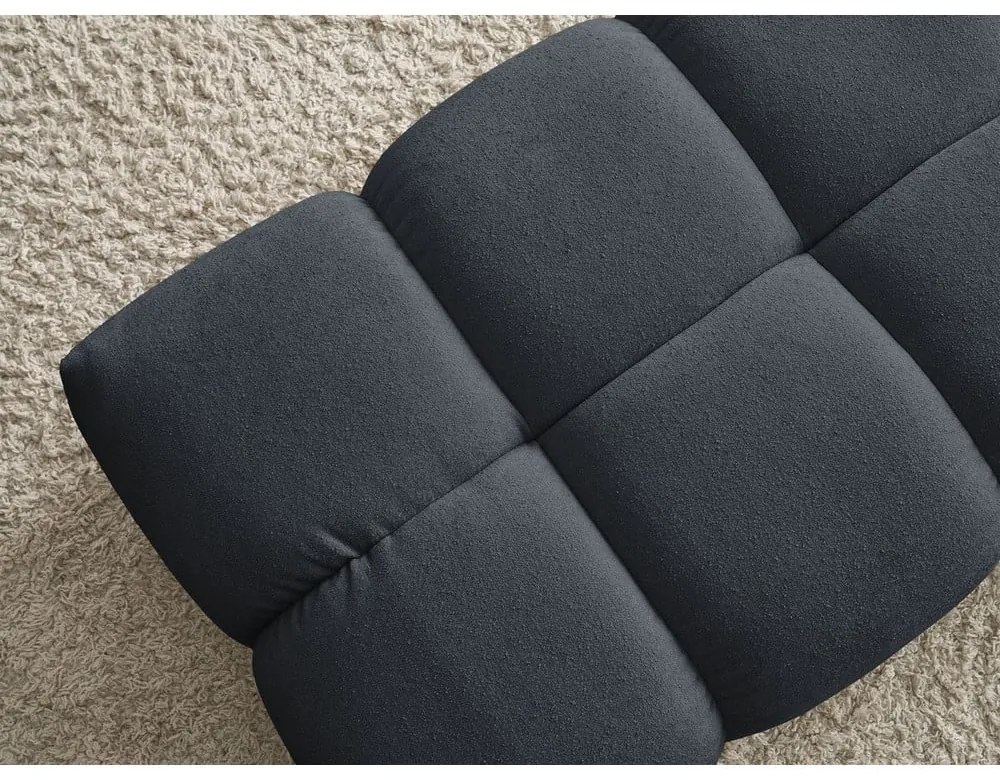 Tmavomodrá ženilková podnožka Everest – Bobochic Paris