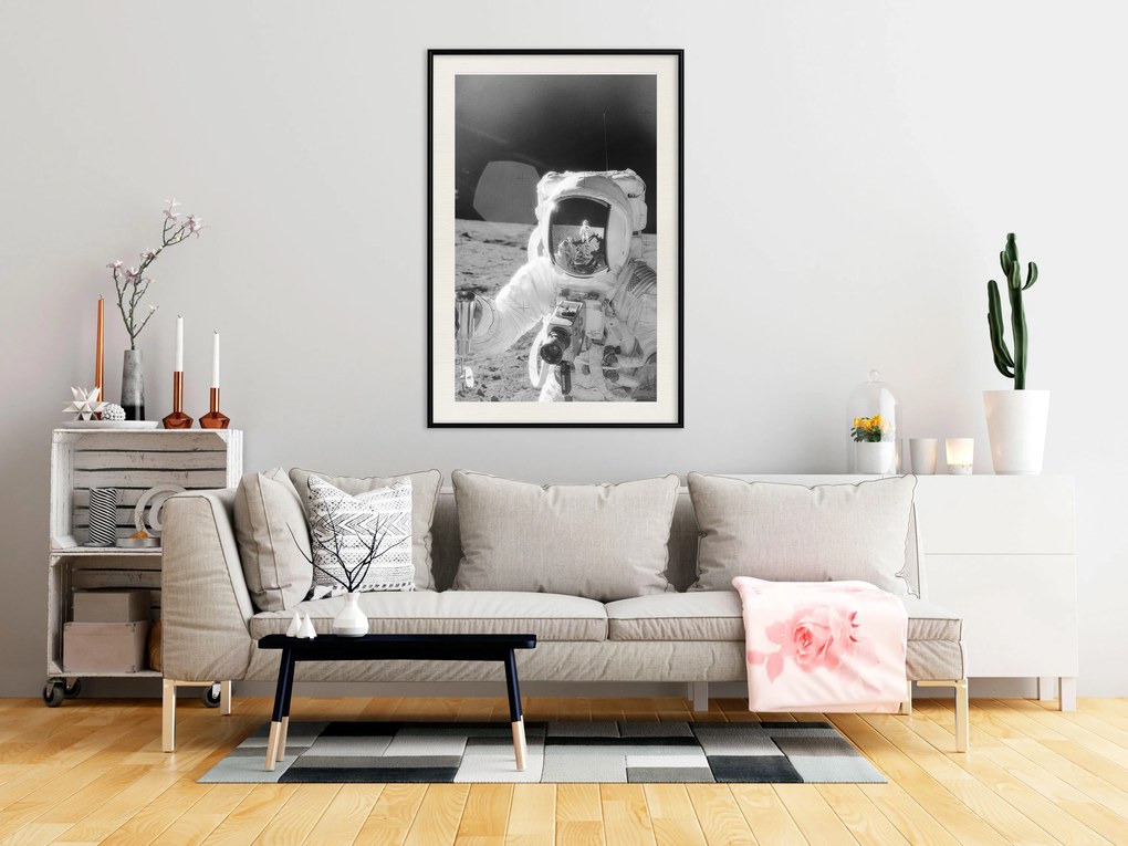 Artgeist Plagát - Profession of Astronaut [Poster] Veľkosť: 20x30, Verzia: Zlatý rám s passe-partout