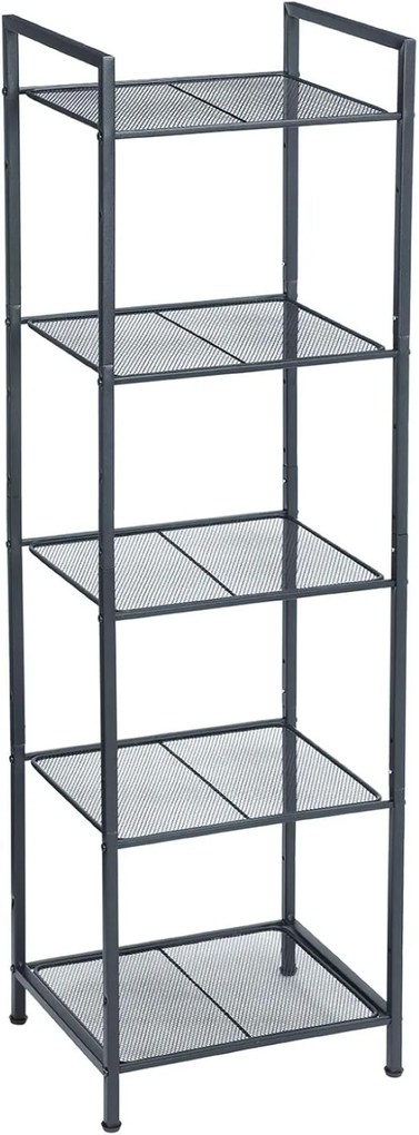 Regál Debra 128 cm černý