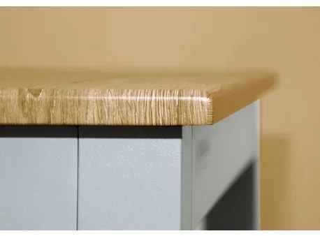 Doppler EXPERT WOOD - záhradný rozkladací hliníkový stôl 150/210 x 90 x 75 cm