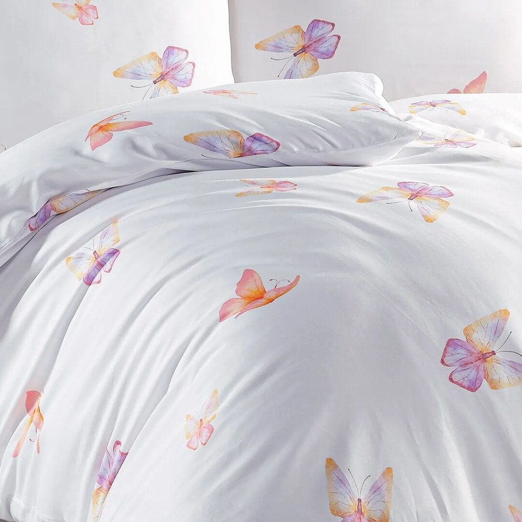 BedTex Saténové obliečky Flutter, 160 x 200 cm, 2 x 70 x 80 cm, 160 x 200 cm, 2 ks 70 x 80 cm