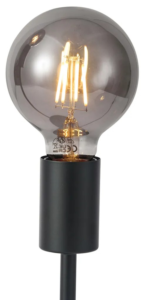 Stolná lampa Art Deco čierna 2-svetlá - Tuning