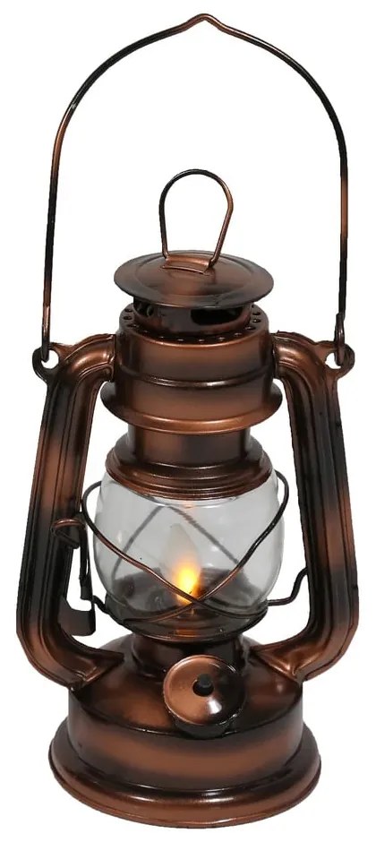 LED lampáš v bronzovej farbe (výška 19 cm) – Hilight