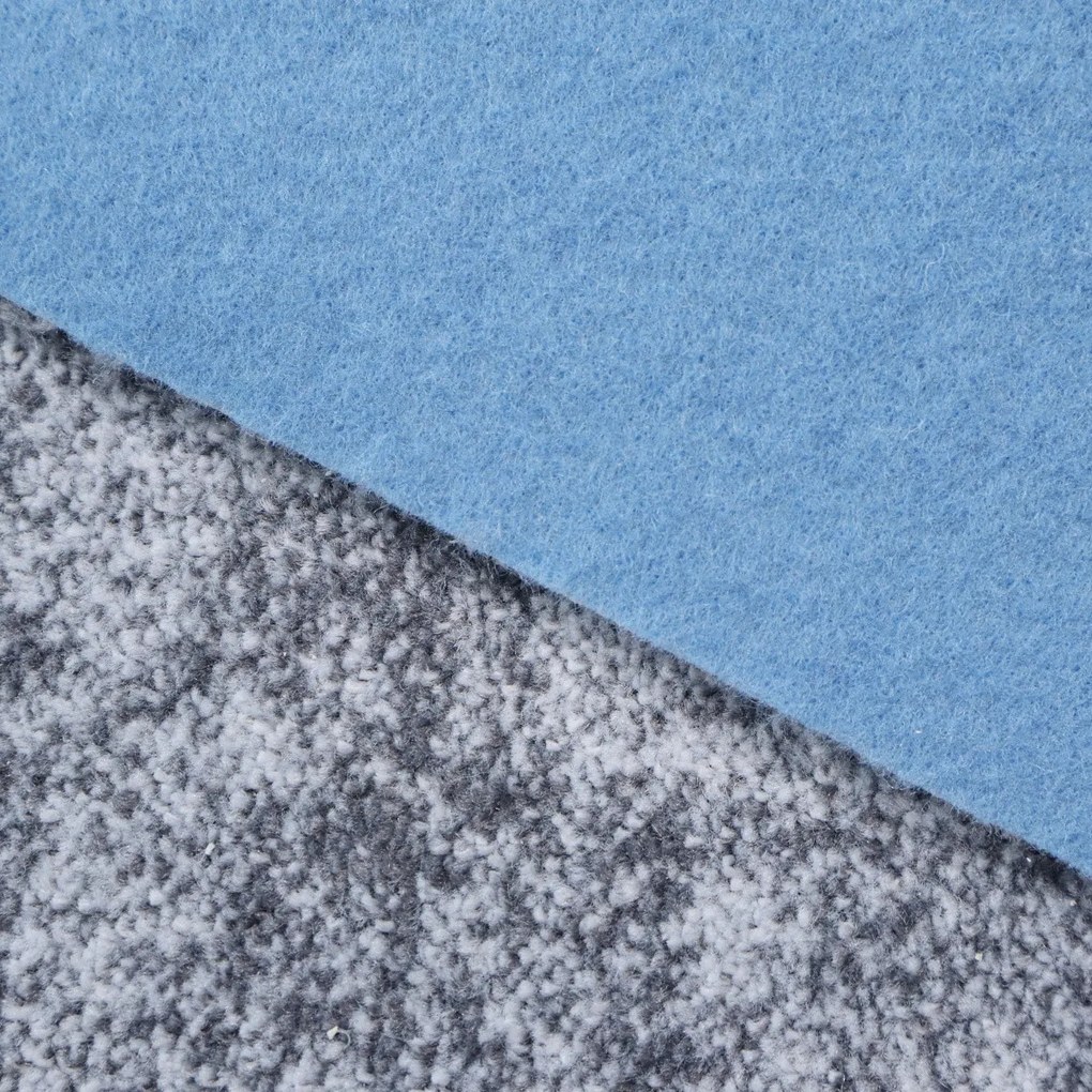 Metrážny koberec Milano 95 šedý, na mieru, šíře 4m, šedá, filc, detská izba, Spoltex