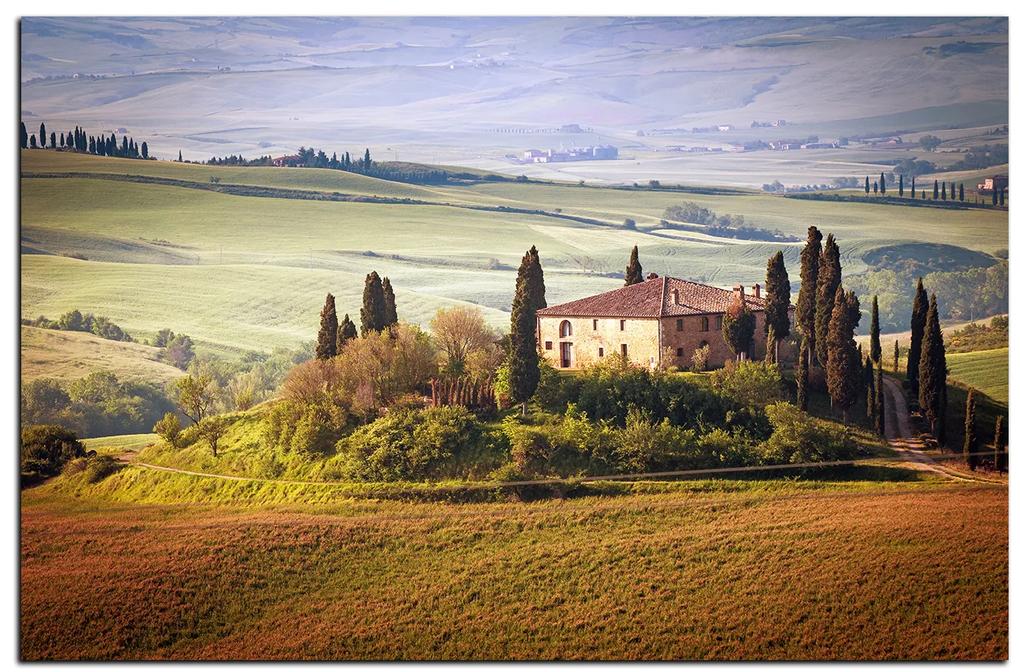 Obraz na plátne - Talianská venkovská krajina 1156A (100x70 cm)