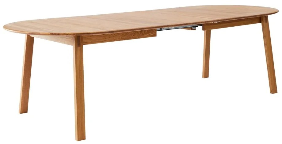 Rozkladací jedálenský stôl s prídavnou doskou z dubového dreva 100x220 cm Amalfi – Hammel Furniture