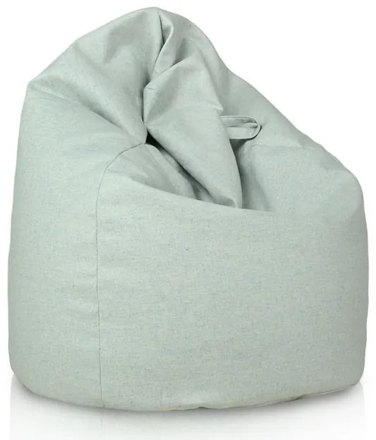 Vlnený sedací vak Sako sivomodrý