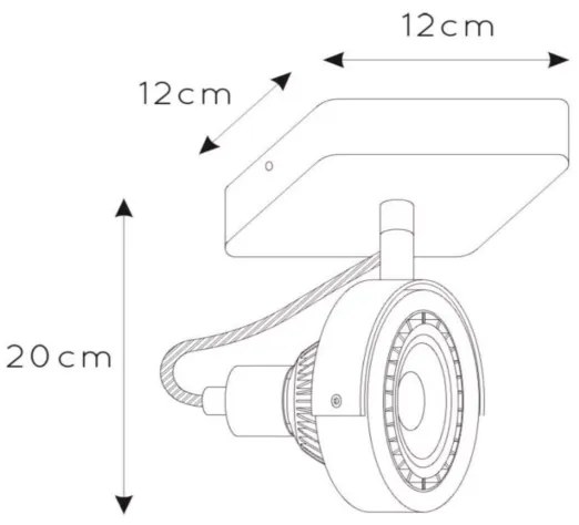 Lucide 31931/12/31 - LED Stmievateľné bodové svietidlo TALA 1xGU10/12W/230V biela