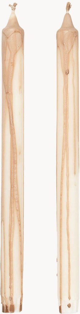 Ručne vyrobené dlhé sviečky's efektom kvapkania Dryp, 2 ks