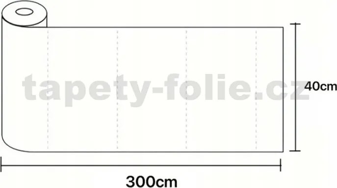 Samolepiace lamely na stenu R01, cena za kus, rozmer 300 cm x 40 cm, hnedé, IMPOL TRADE