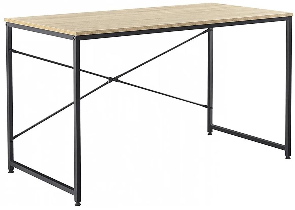 Písací stôl Mellora 90 - dub / čierna