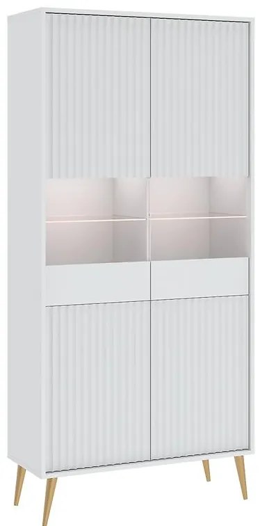 Vitrína 4D Barcelona biela