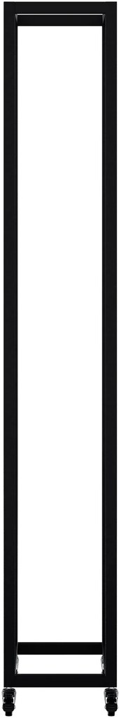 Stojan na drevo Hilta 25x40x150 cm - čierna