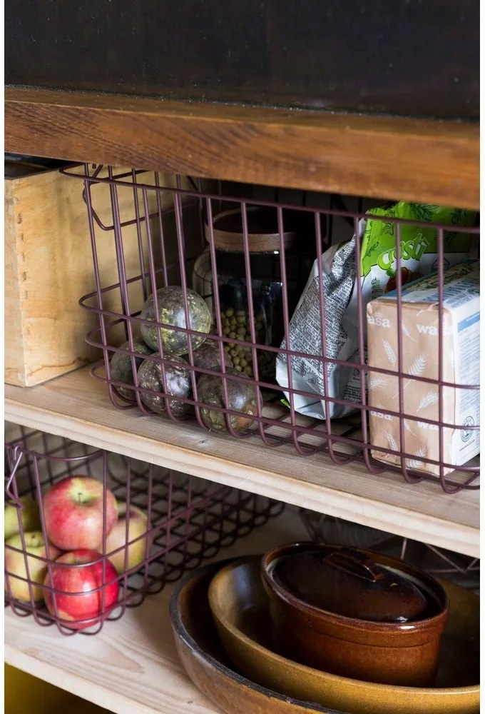 Drôtený kovový košík 37x26x20 cm Store-It – Mette Ditmer Denmark