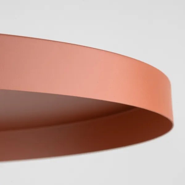 Luster na lanku SILA 1xE27/15W/230V pr. 40 cm tehlová/zelená