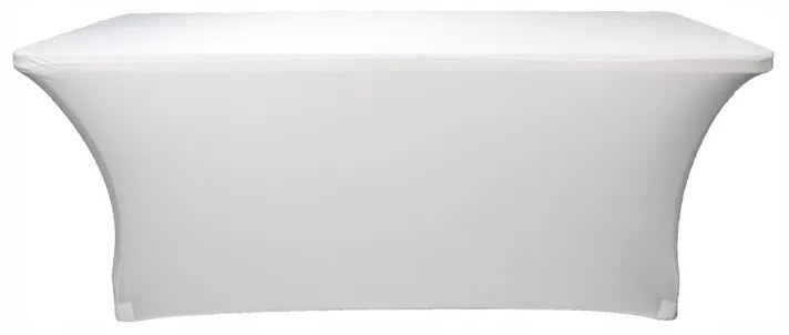 JAKS Návlek na cateringový stôl 180 x 75 cm biely