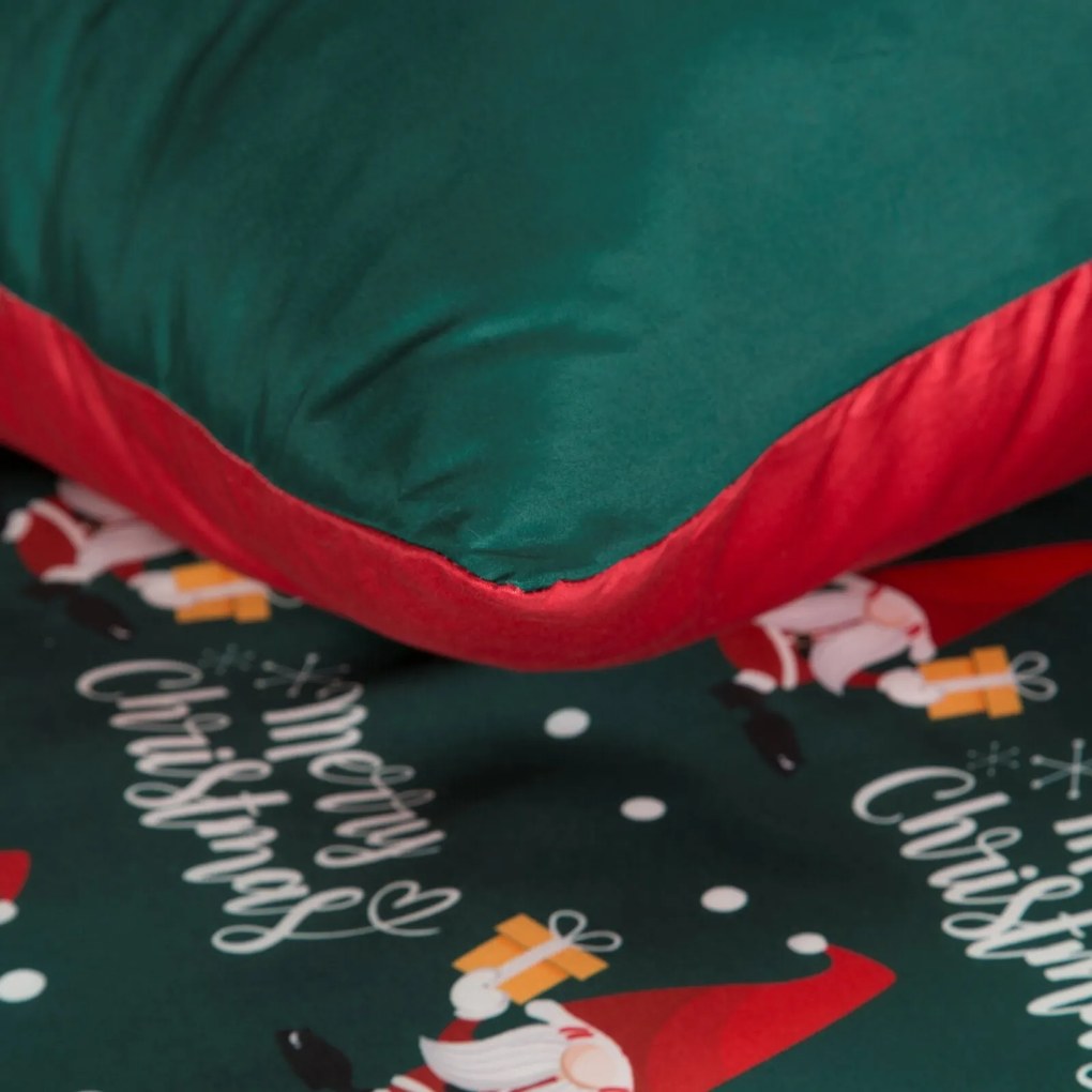 VIANOČNÉ OBLIEČKY Z MIKROVLÁKNA GALDOR 160X200 CM, 2 KS 70X80 CM VZOROVANÉ