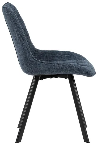 Autronic BONTEC Jedálenská stolička, modrá, látka, HC-465 BLUE2 Farba: Modrá