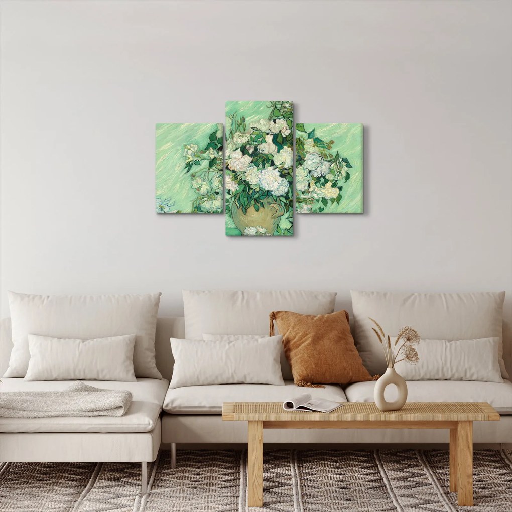 Obraz - Vincent van Gogh, Roses, reprodukcia (90x60 cm)