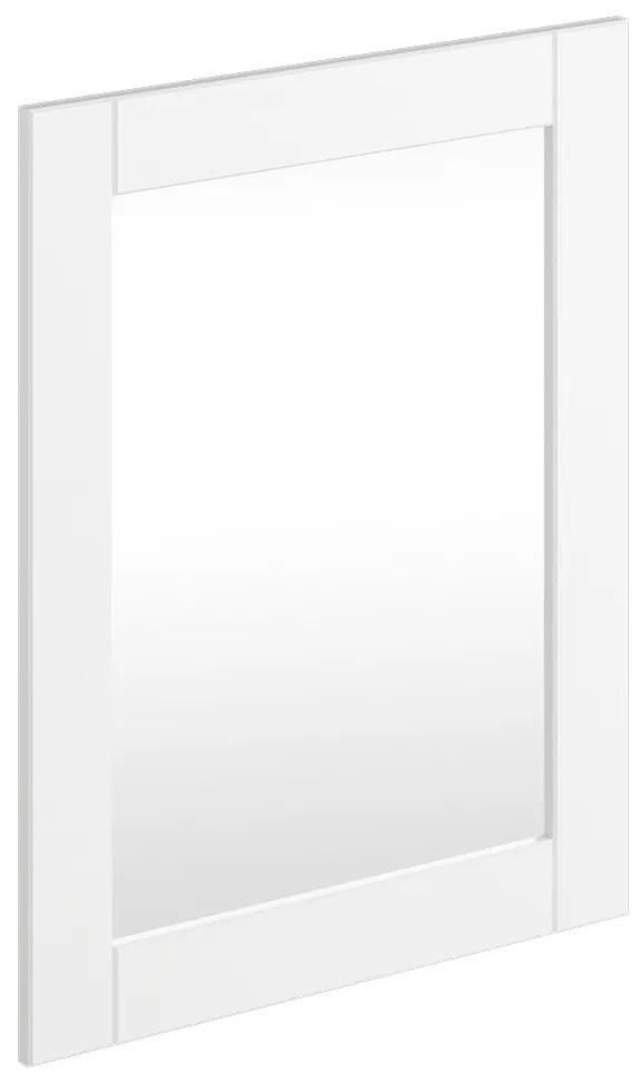 PROXIMA.store - Rustikálne zrkadlo malé 75 x 60 cm - BELLUNO ELEGANTE FARBA: biela