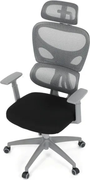 Kancelárska stolička sivá KA-K2081 GREY