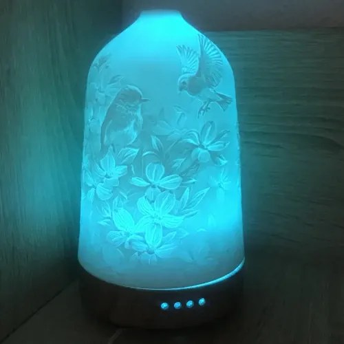 LED aroma difuzér ceramic lampa EDEN+