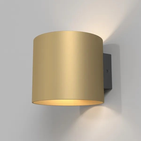 Maytoni C066WL-01MG - Nástenné svietidlo ROND 1xG9/50W/230V zlatá