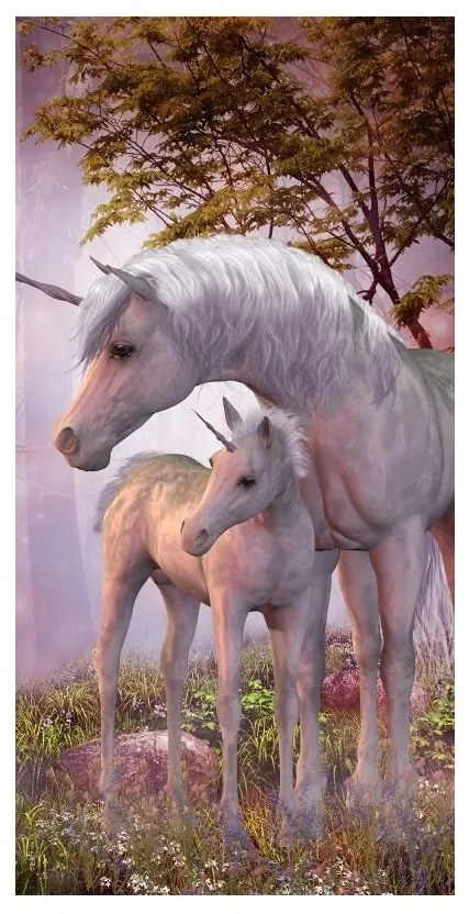 Osuška detská Jednorožce 70x140 cm FARO