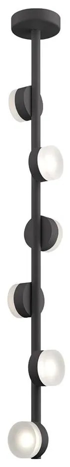 Klausen 140017 - LED Luster na tyči COMFORT 6xLED/5W/230V čierna