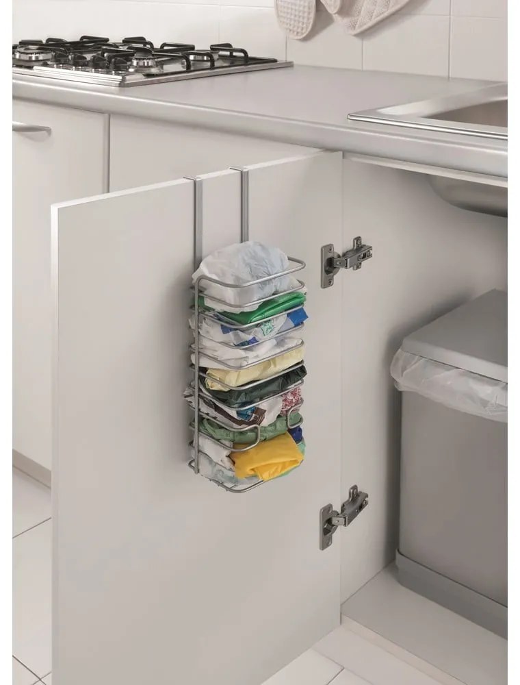 Závesný košík na igelitové tašky Metaltex Galileo