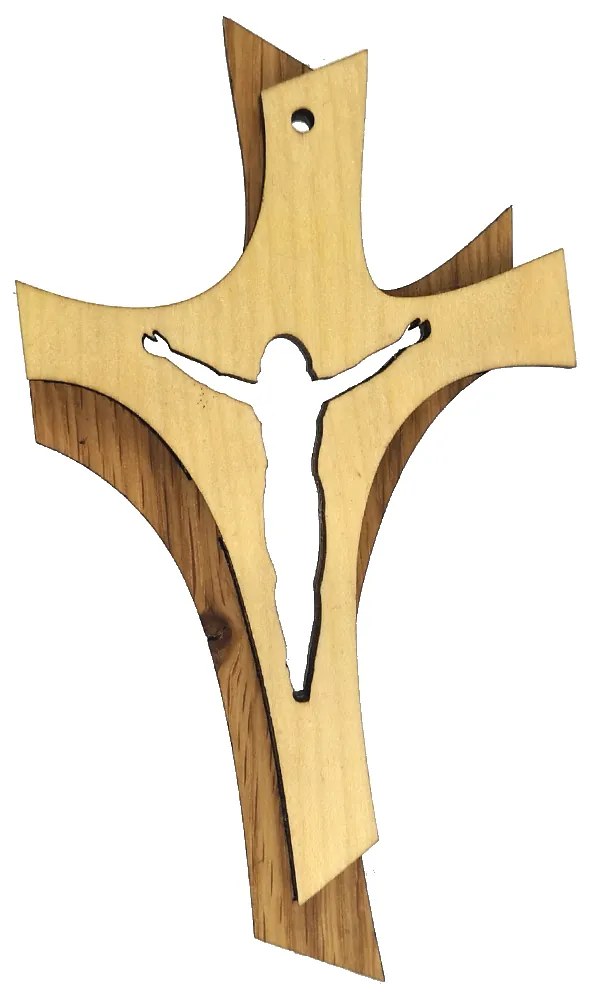 AMADEA Drevený kríž skladaný 16 cm