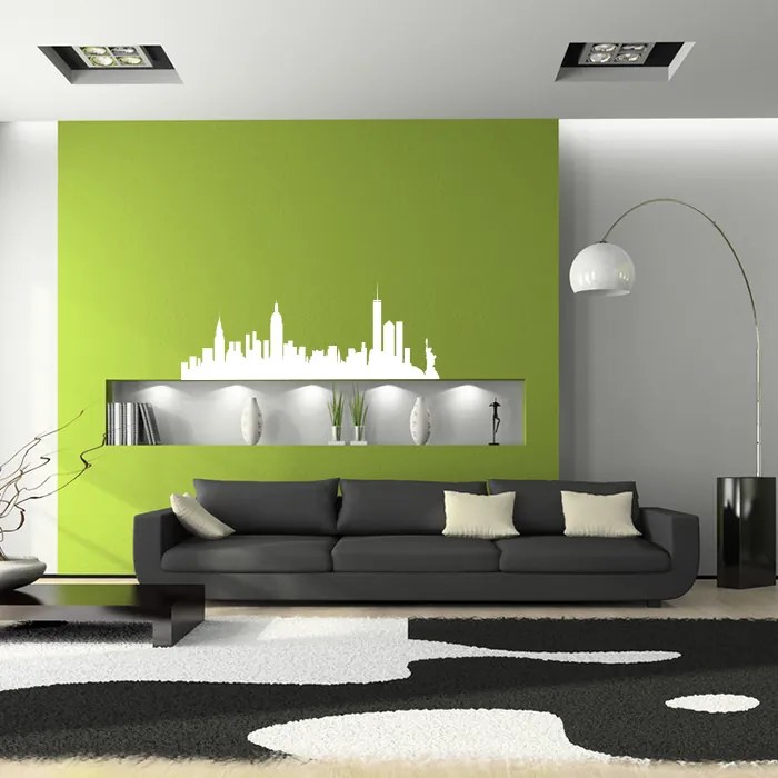 Sablio Samolepka na stenu: Panorama New York 2 - 120x46 cm