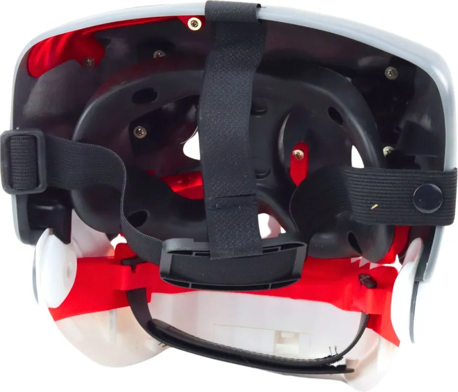 LEAN Toys Maska žraloka Otvorená tlama Svetlá Zvuky Nastaviteľný popruh