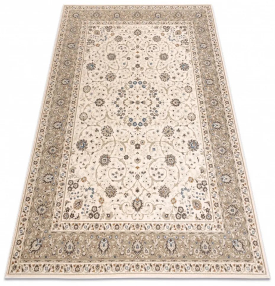 Vlnený kusový koberec Nain krémový, Velikosti 80x150cm