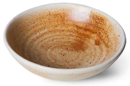 Rustikálne béžová porcelánová mištička Chef - Ø 9*3 cm / 50 ml