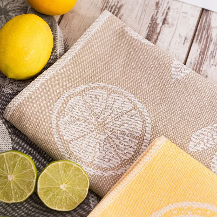 KUCHYNSKÁ UTIERKA LEMON 50X70 CM VZOROVANÉ