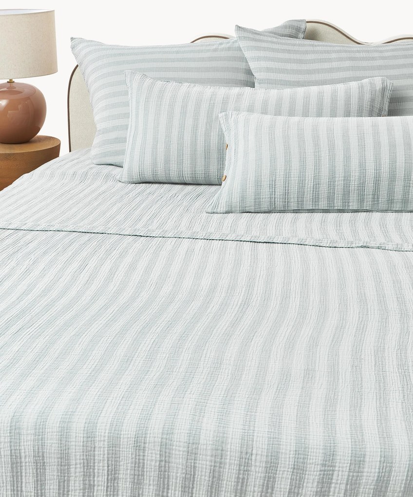 Mušelínová posteľná plachta Saige