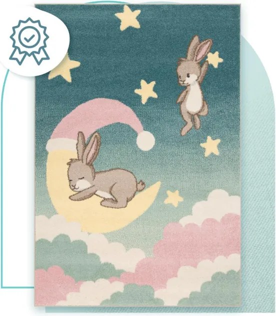 Koberec Agnella Funky Top Sweet Dreams modrý