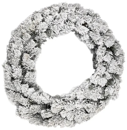 Vianočný veniec Smrek Tatranský zasnežený 45cm