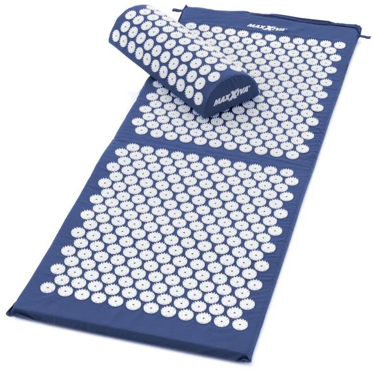MAXXIVA 81654 Akupresúrna podložka s vankúšom, 130 x 50 cm, modrá