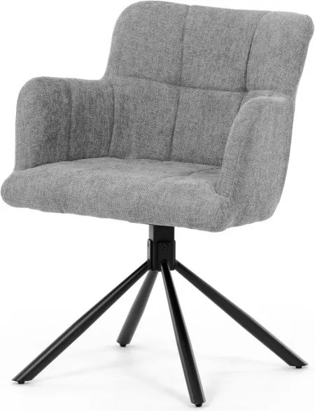 Jedálenská stolička sivá DCH-T1122 GREY2