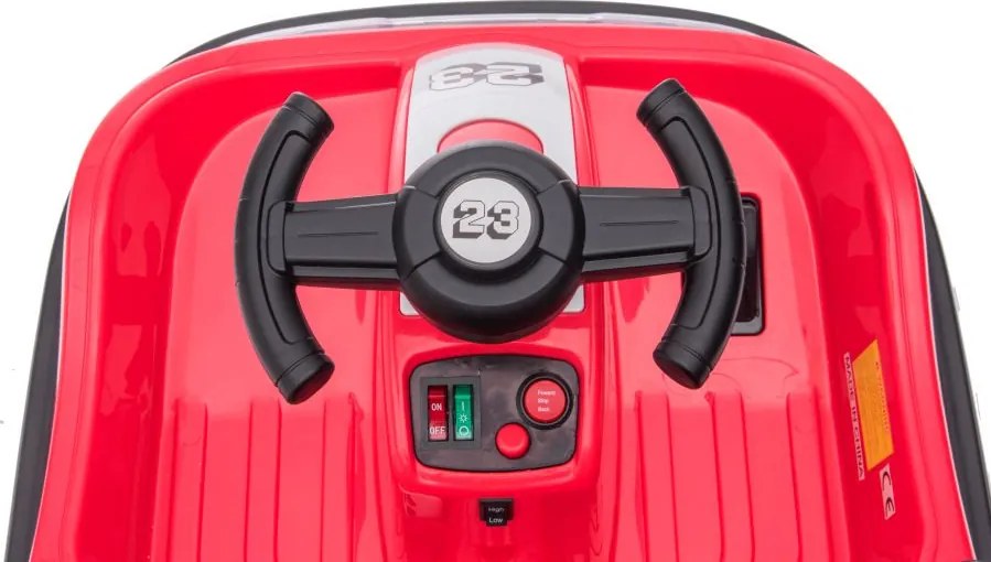 LEAN CARS Batériové vozidlo GTS1166 LED svetlá diaľkové ovládanie červené