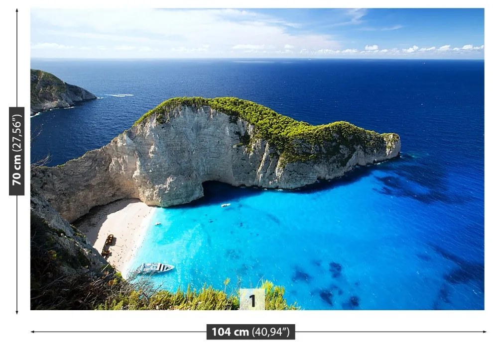 Fototapeta Vliesová Pláž navagio 104x70 cm