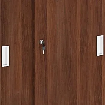 Kombinovaná kancelárska skriňa MIRELLI, 800 x 400 x 1800 mm, orech