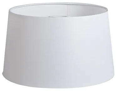 Ľanové tienidlo biele okrúhle šikmé 35/30/20